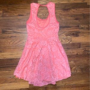 Hot pink summer dress
